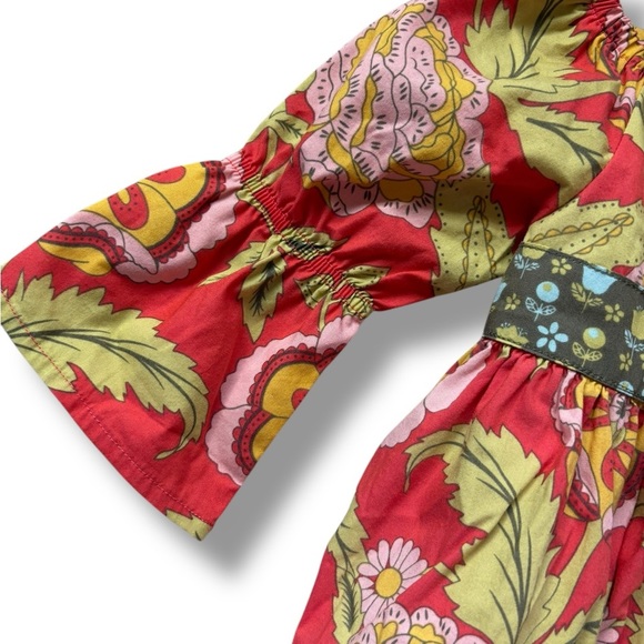 Matilda Jane Serendipity Tomato Peasant Fiona Floral Top Sept 2011 size 18 month - Picture 6 of 10